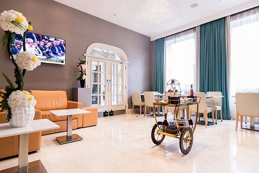 파크 그랜드 런던 랭커스터 게이트 호텔 외부 사진 The lobby of the hotel